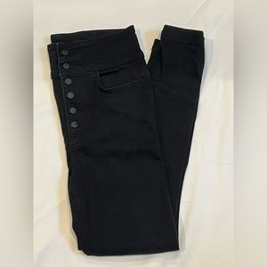 Joe’s Black high waisted jeans lightly worn